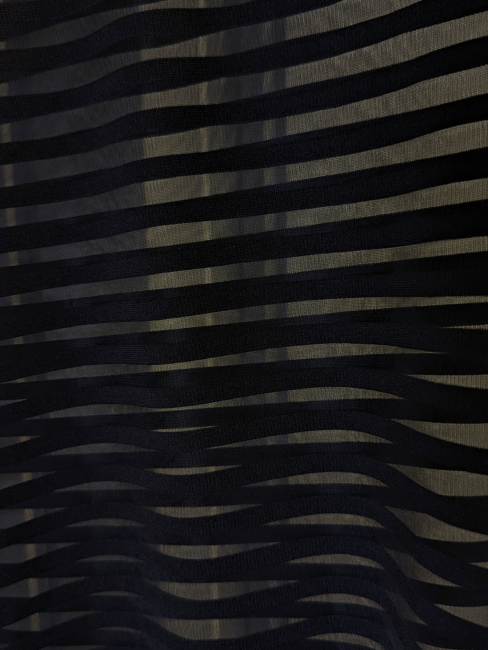 Black Sheer Striped Short-Sleeve Shirt - Fashion Nova Men - Picture 5 of 7